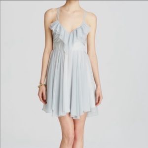 Guess Blue & White Pinstripe Dress